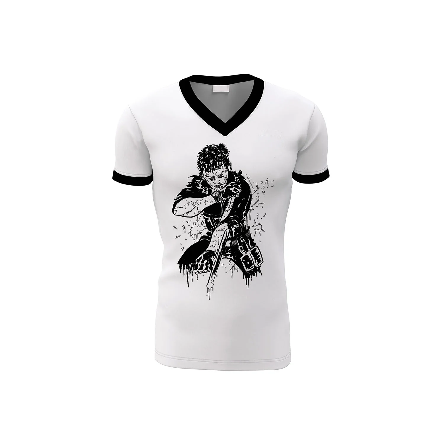 2-1-9 V Neck T-Shirt - Image 1