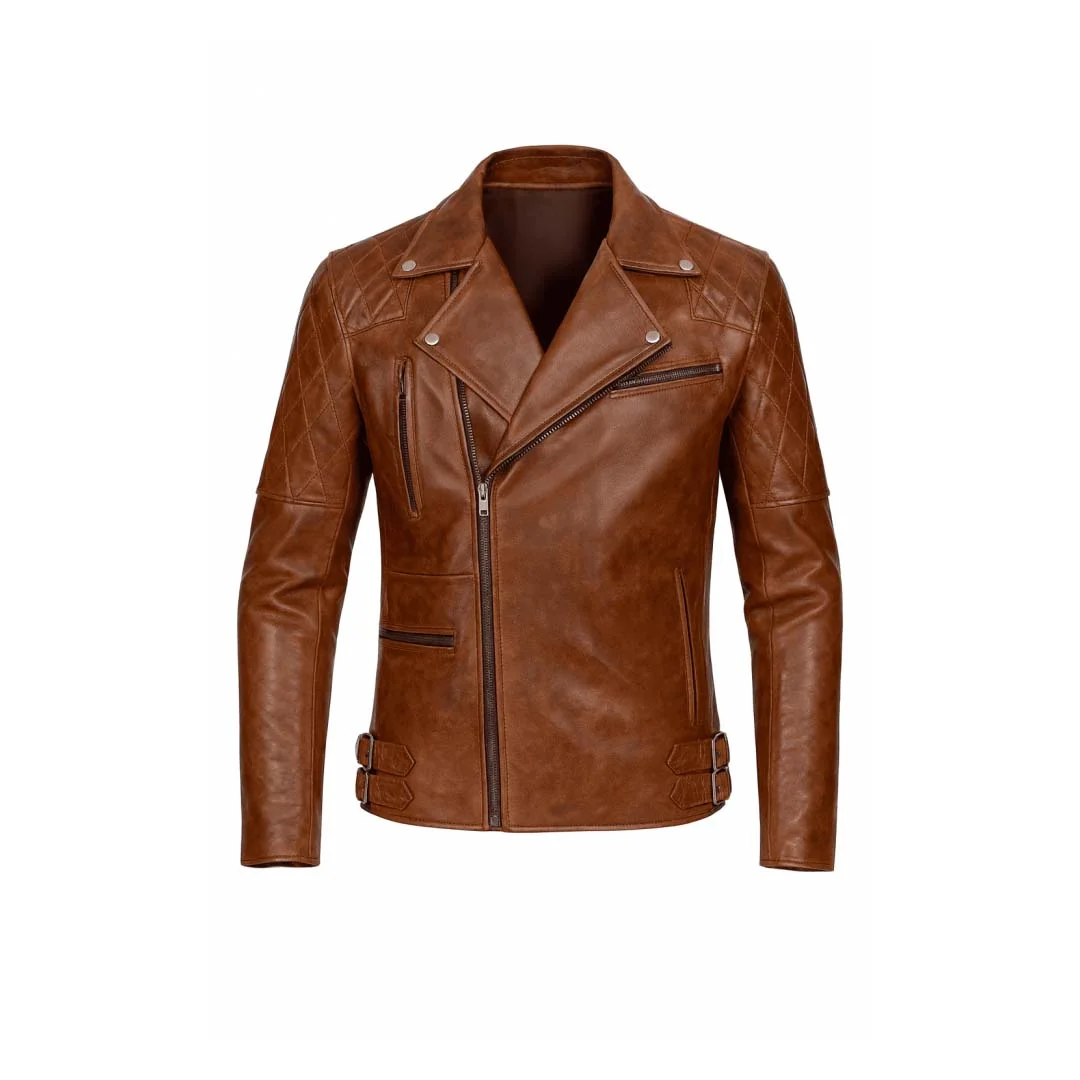 1-2 Men's Leather Jackets - Image 1