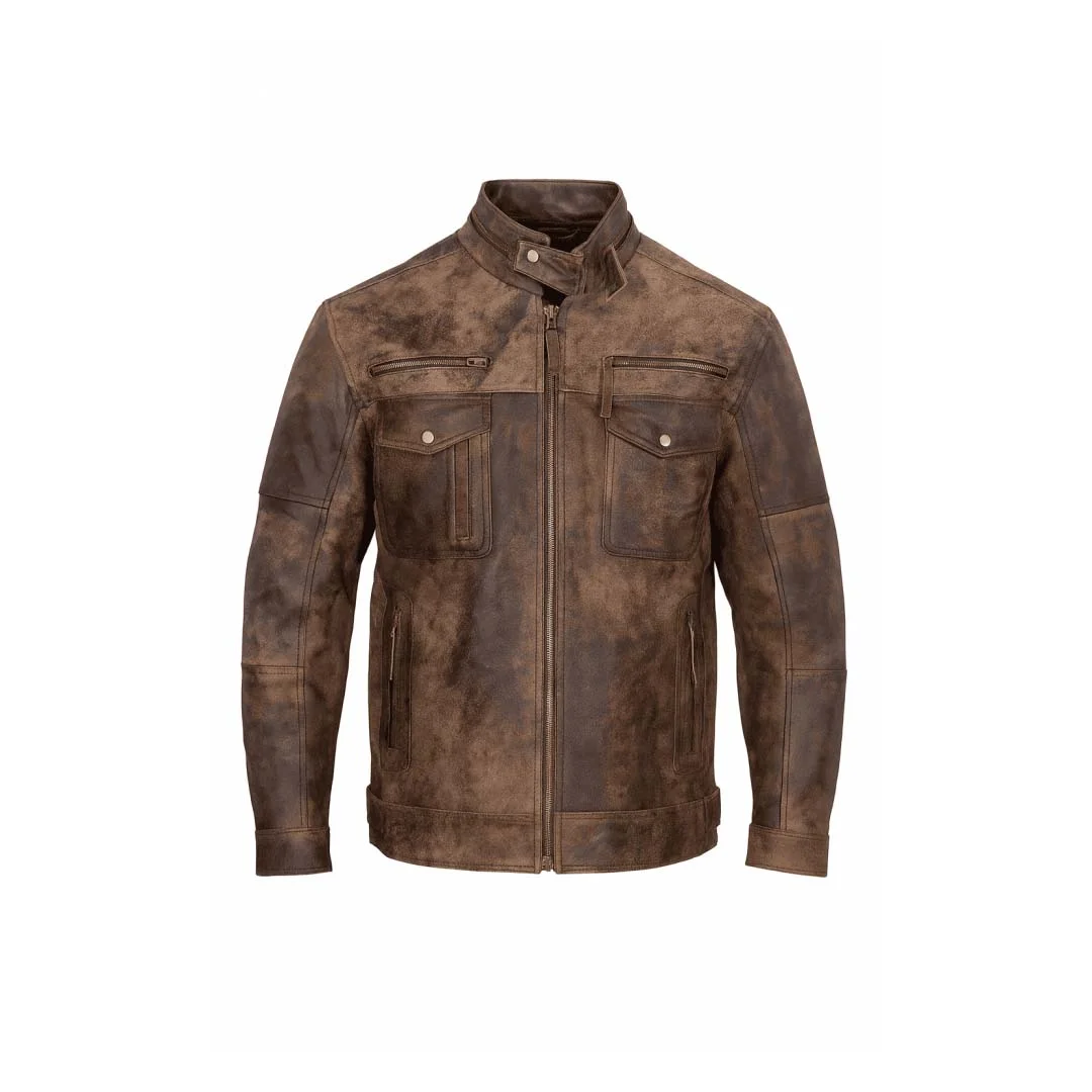 6-6 Men's Leather Jackets - Image 1