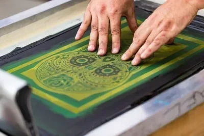 Discharge-Screen-Print